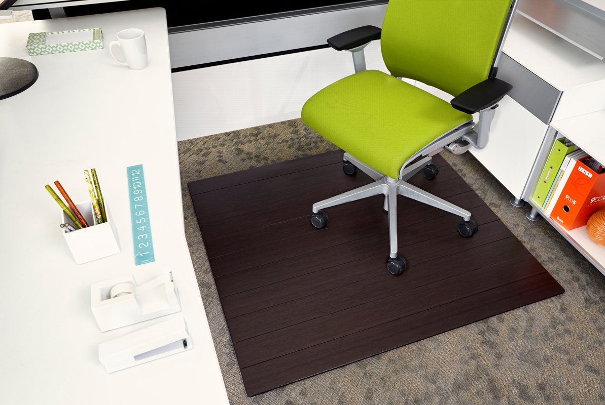 Symple Stuff Bamboo Office Chair Mat & Reviews Wayfair