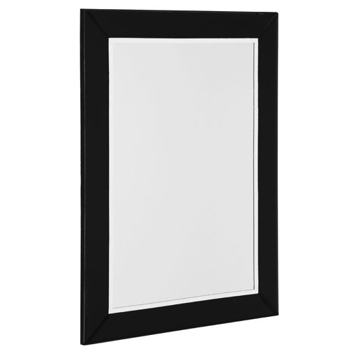 Bevelled Edge Accent Mirror with Diamond Detail Symple Stuff