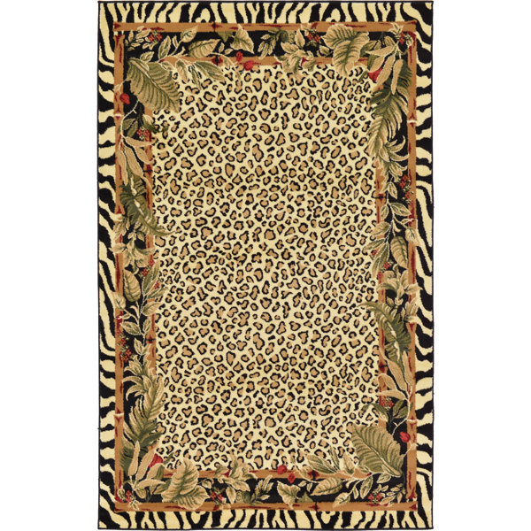 Leif Tan/Olive Area Rug by World Menagerie