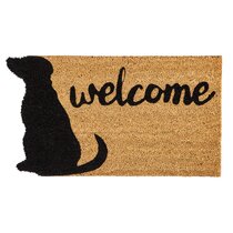 Pets Coir Doormat Indoor Outdoor Door Mat 40x60cm Cats Dogs Paw Prints