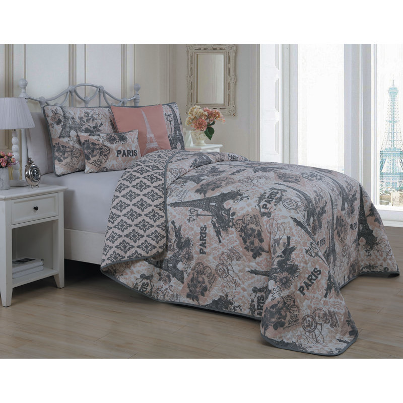 Cherie 5 Piece Quilt Set