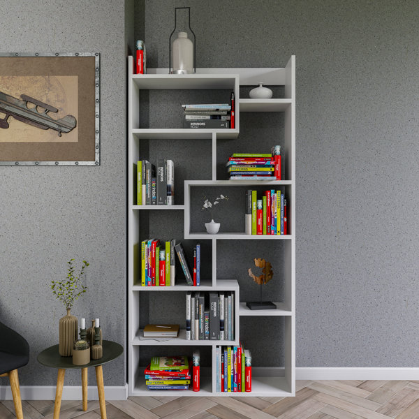 Amergin Geometric Bookcase By Latitude Run