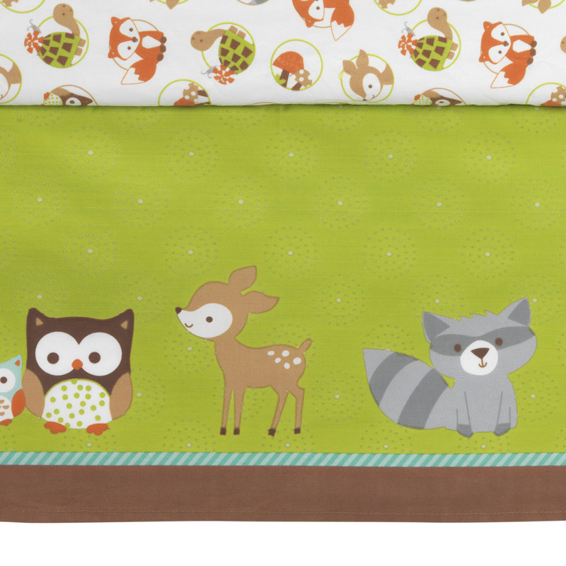 woodland friends baby bedding