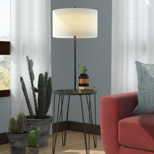 Ivy Bronx Dellinger Side Table 58 Floor Lamp Reviews Wayfair