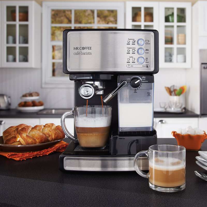 Mr Coffee Cafe Barista Espresso Maker Reviews Wayfair Cafe Barista Espresso Maker