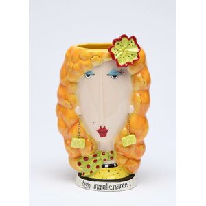 Prajapati High Maintenance Lady Makeup Toothbrush Holder