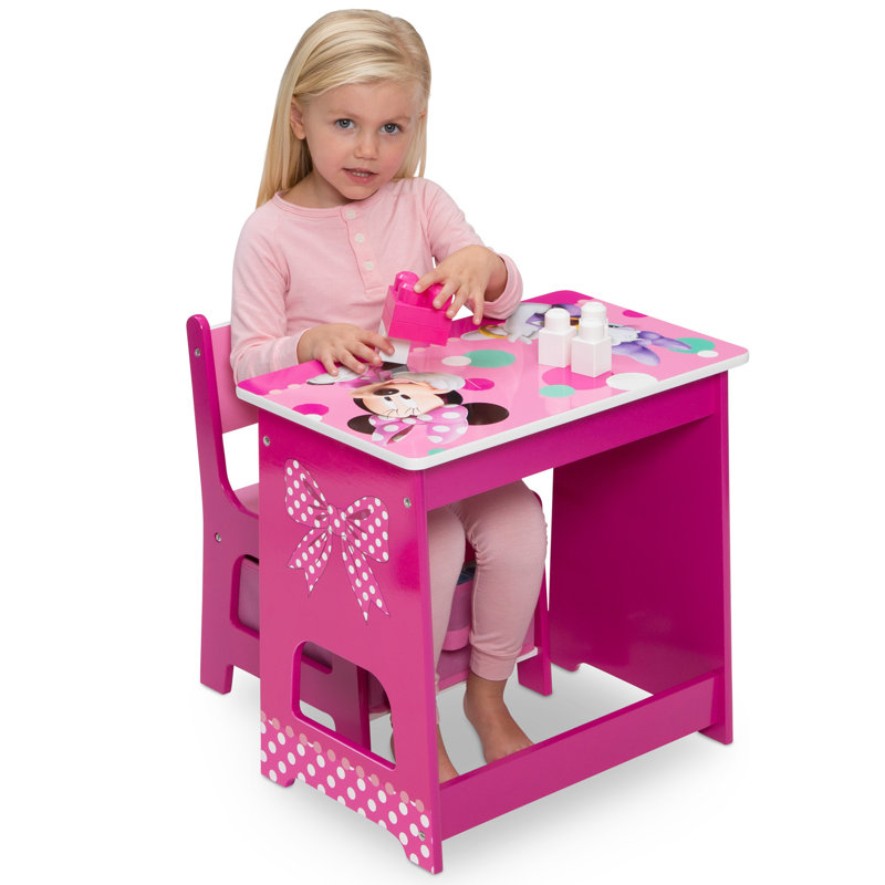 disney minnie mouse deluxe kids art table