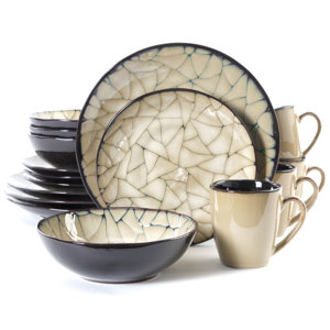 Wingate 16 Piece Dinnerware Set, Service for 4