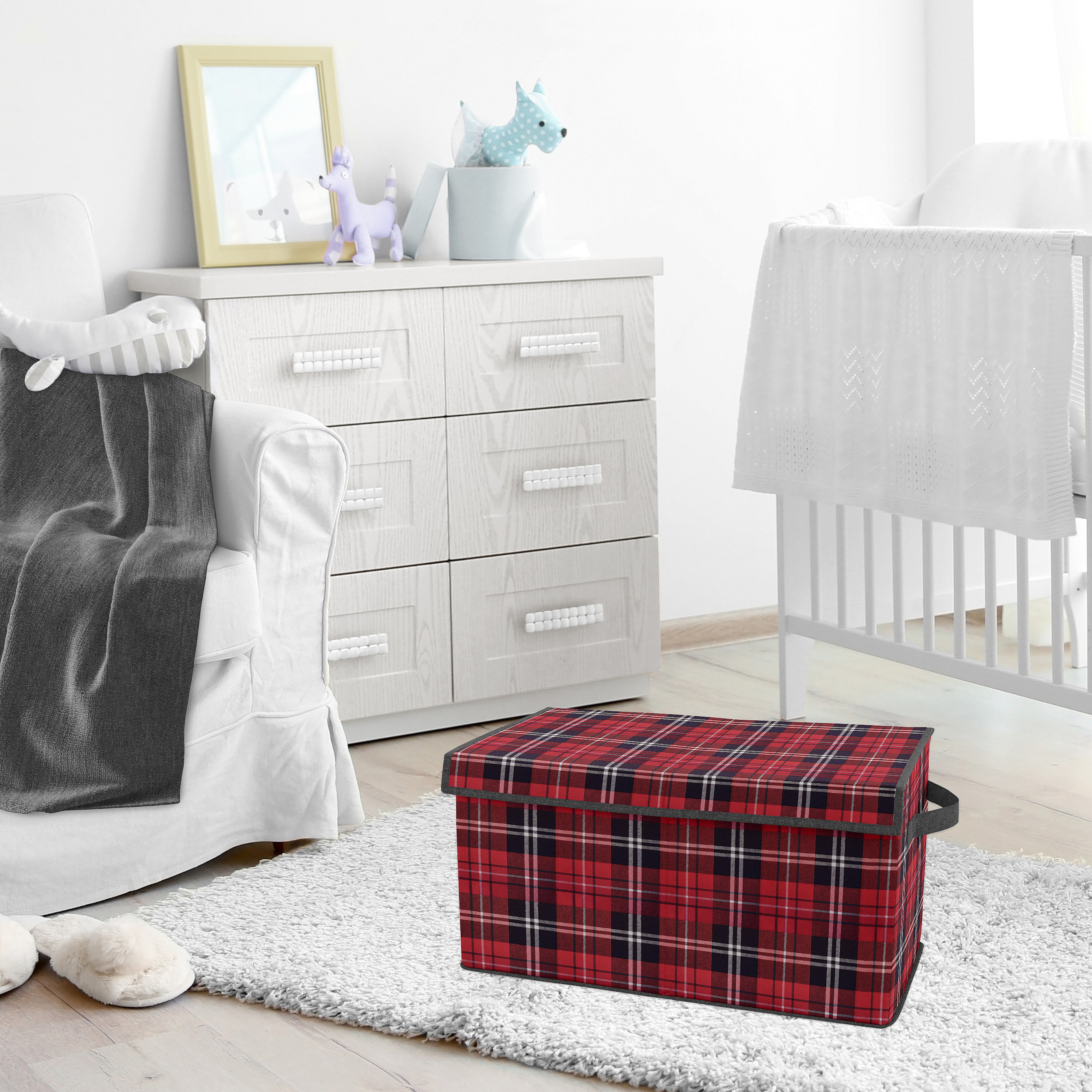 Sweet Jojo Designs Rustic Patch Storage Fabric Toy Box Wayfair