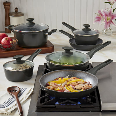 Frigidaire 10 Piece Aluminum Non Stick Cookware Set Frigidaire