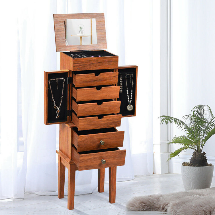 Cheap jewelry armoire clearance