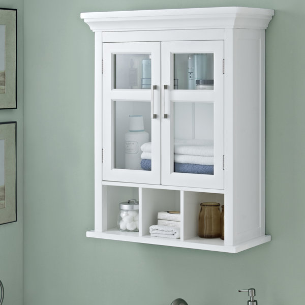 Avington 23.63 W x 30.13 H Wall Mounted Cabinet by Simpli Home