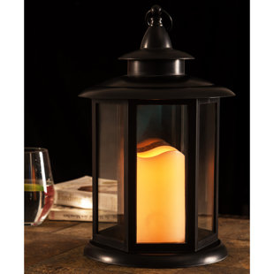 Best LED Light Battery Operated Plastic Lantern By Charlton Home Outdoor Lighting LED Light Battery Operated Plastic Lantern By Charlton Home Outdoor Lighting