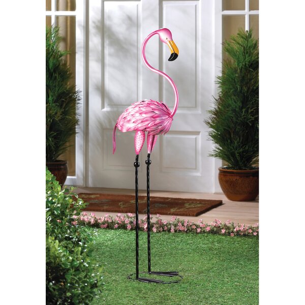 Pink Flamingo Lawn Ornament Wayfair