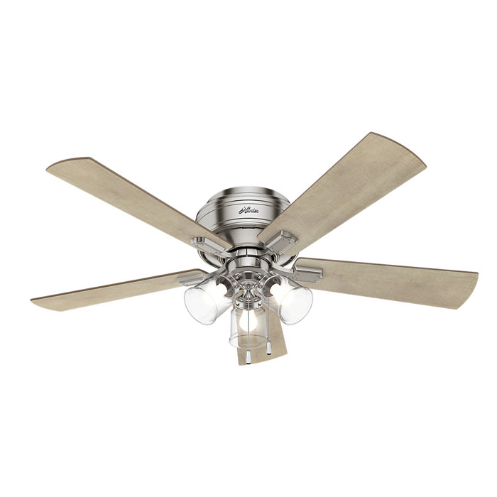 Hunter Fan 52 Crestfield 5 Blade Ceiling Fan Light Kit Included