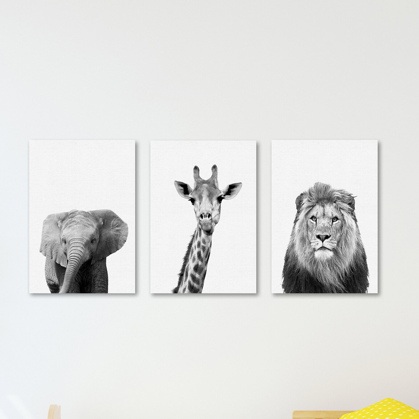 East Urban Home Children S Safari Animals By Nauda Canvas Art