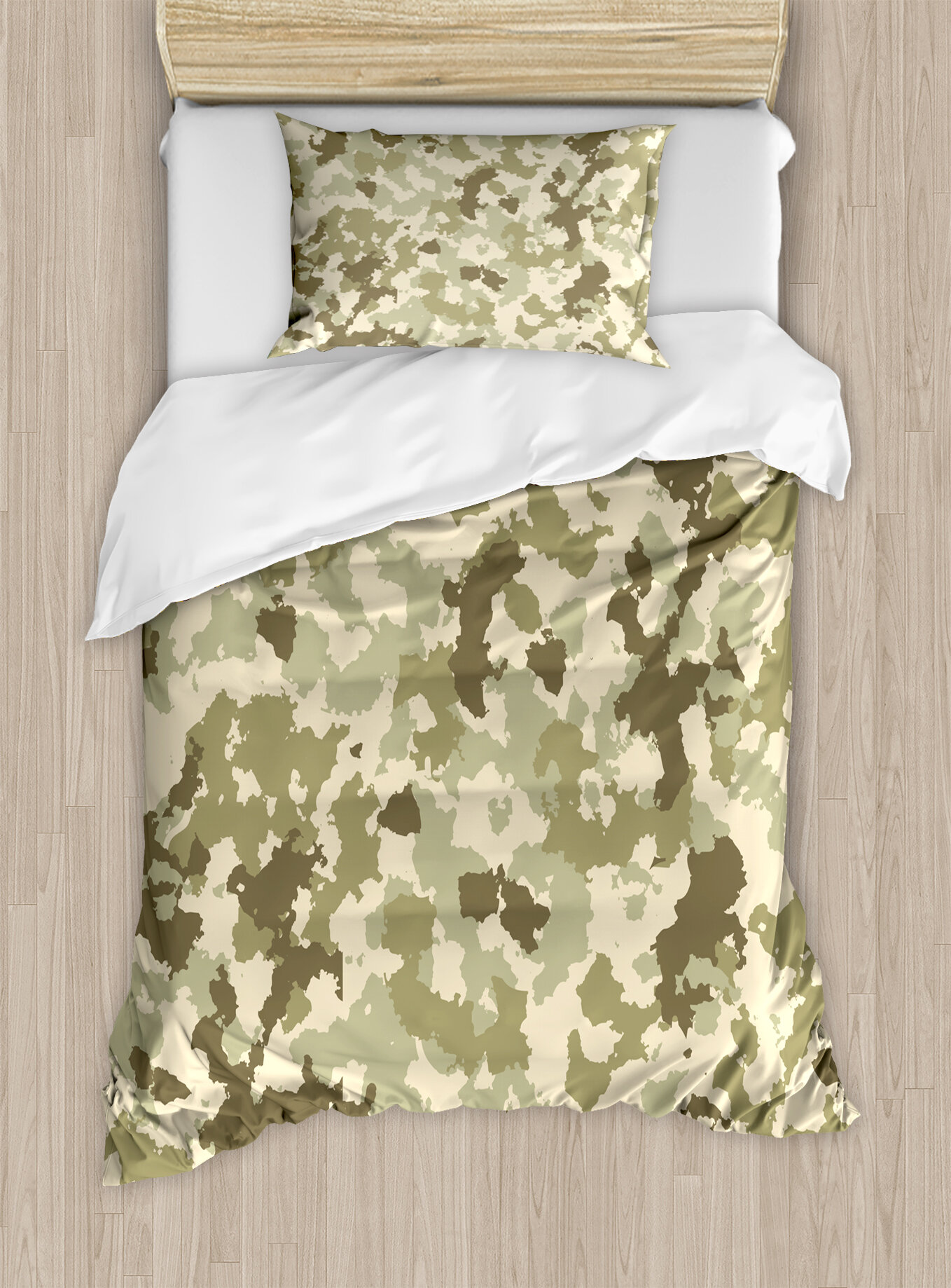 East Urban Home Camo Old Fashioned Camouflage Pattern Classical