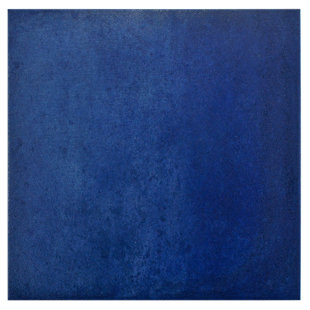 Modern Contemporary Cobalt Blue Tile Allmodern Symbals 14 13 X Porcelain Field Tile In Blue