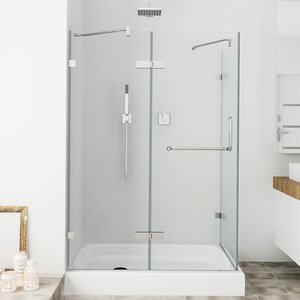 Monteray 32 x 48-in. Frameless Shower Enclosure with .375-in.