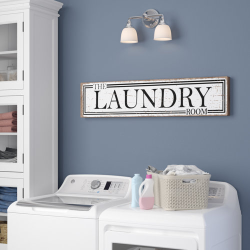 Wash Dry Fold Laundry Sign Wood Wall Decor Wash Dry Fold Laundry Sign Wood Wall Decor
