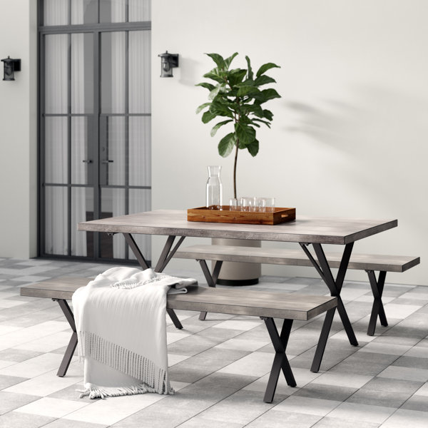Best Choices Noreen 3 Piece Outdoor Dining Set By Greyleigh Coupon