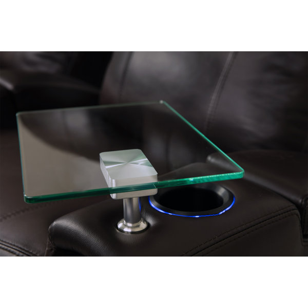 Baldree Home Theater Premium Glass Table by Ebern Designs| @ $139.00