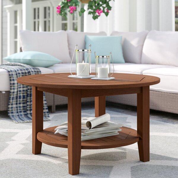 Dowling Wooden Coffee Table by Three Posts