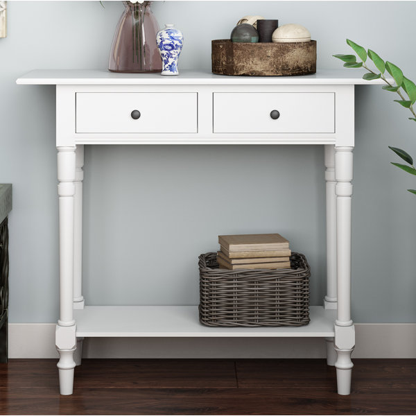 Cable Knit Console Table by Three Posts