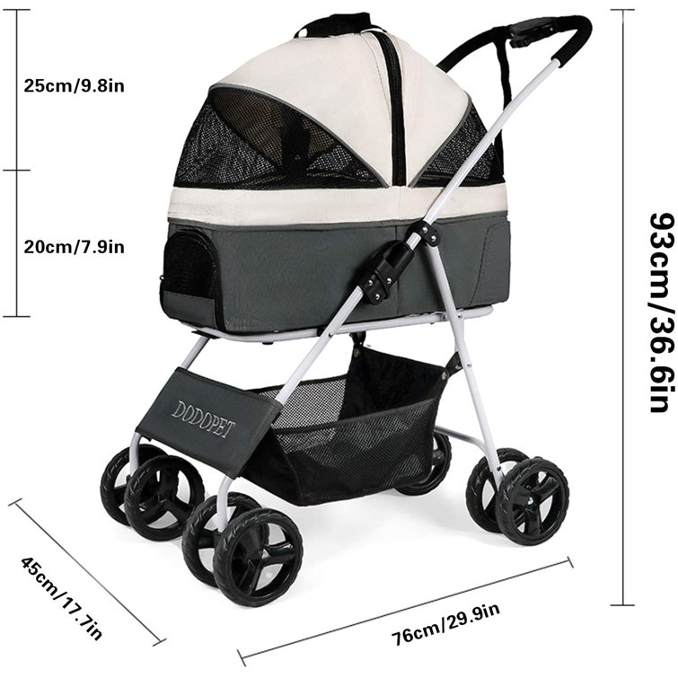 3 in 1 pet stroller