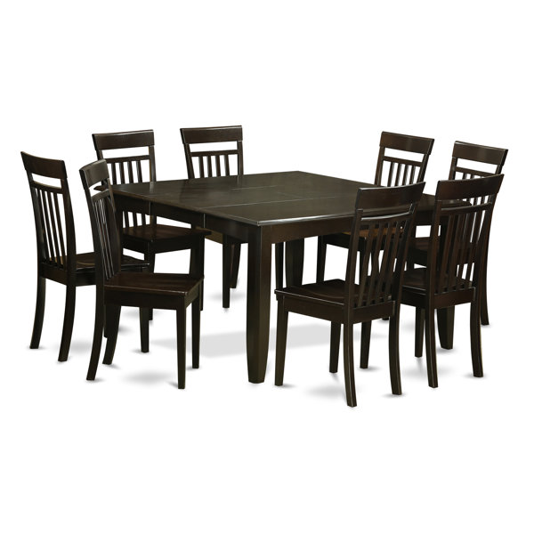 Bargain Pilning 9 Piece Wood Dining Set By August Grove Today Only Sale