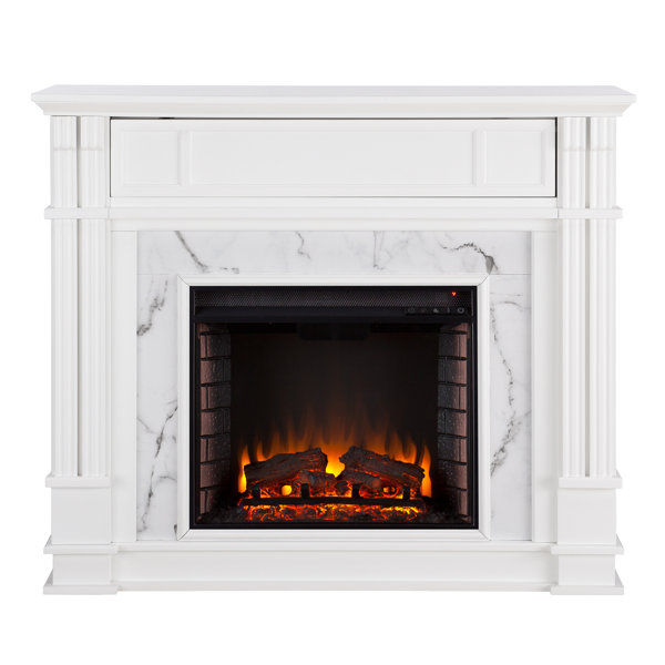 Chesterbrook Electric Fireplace by Alcott Hill