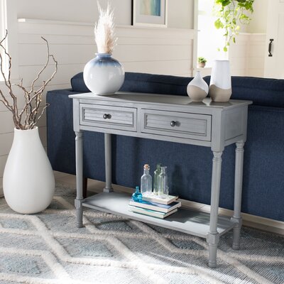 August Grove Murfield 36 Console Table  Color: Distressed Grey