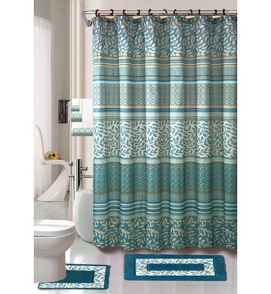 Daniels Bath 18 Piece Shower Curtain Set & Reviews Wayfair