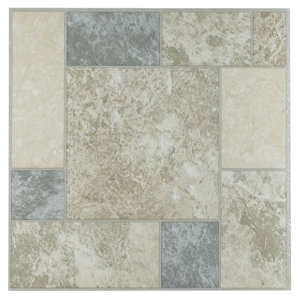 Gray Vinyl Flooring You Ll Love Wayfair Tivoli Marble Blocks 12 X 1 2mm Luxury Vinyl Tile