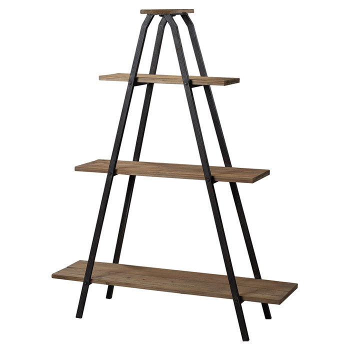 Laurel Foundry Modern Farmhouse Kennedy Wooden a Line Bookcase with