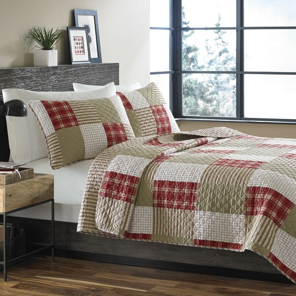 Eddie Bauer Camano Island Reversible Coverlet Set 