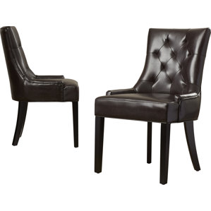 genuine leather dining chairs | joss & main genuine leather dining chairs | joss & main