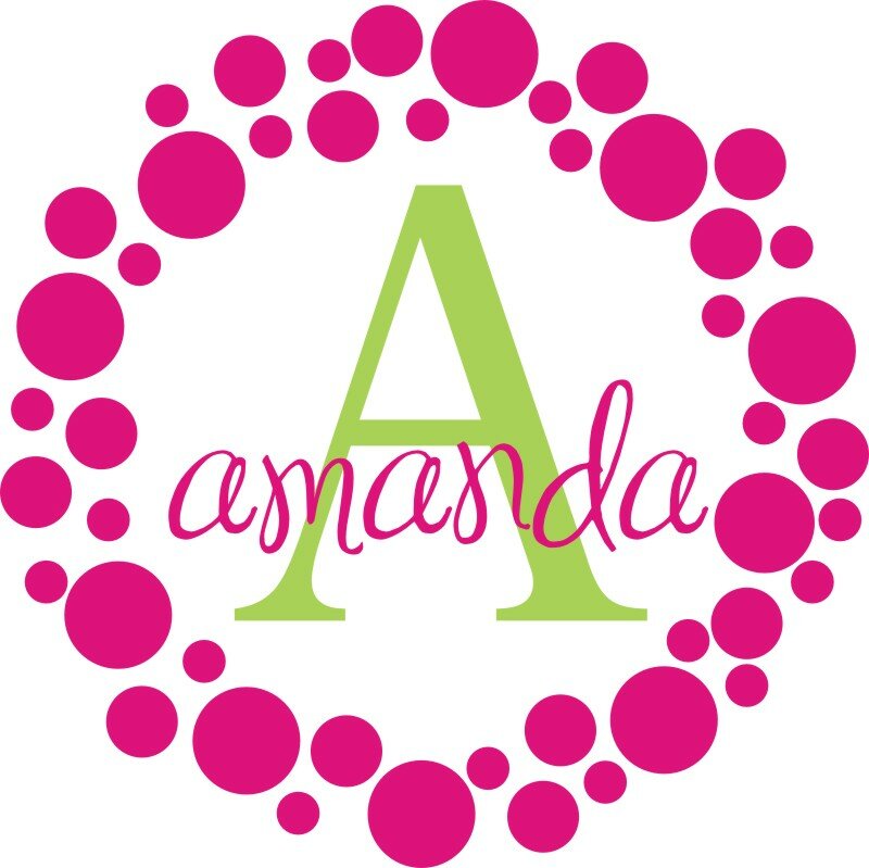 Alphabet Garden Designs Personalized Amanda's Dots Wall Decal & Reviews ...