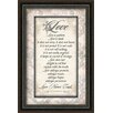 Alcott Hill Love Is Patient Textual Art & Reviews | Wayfair