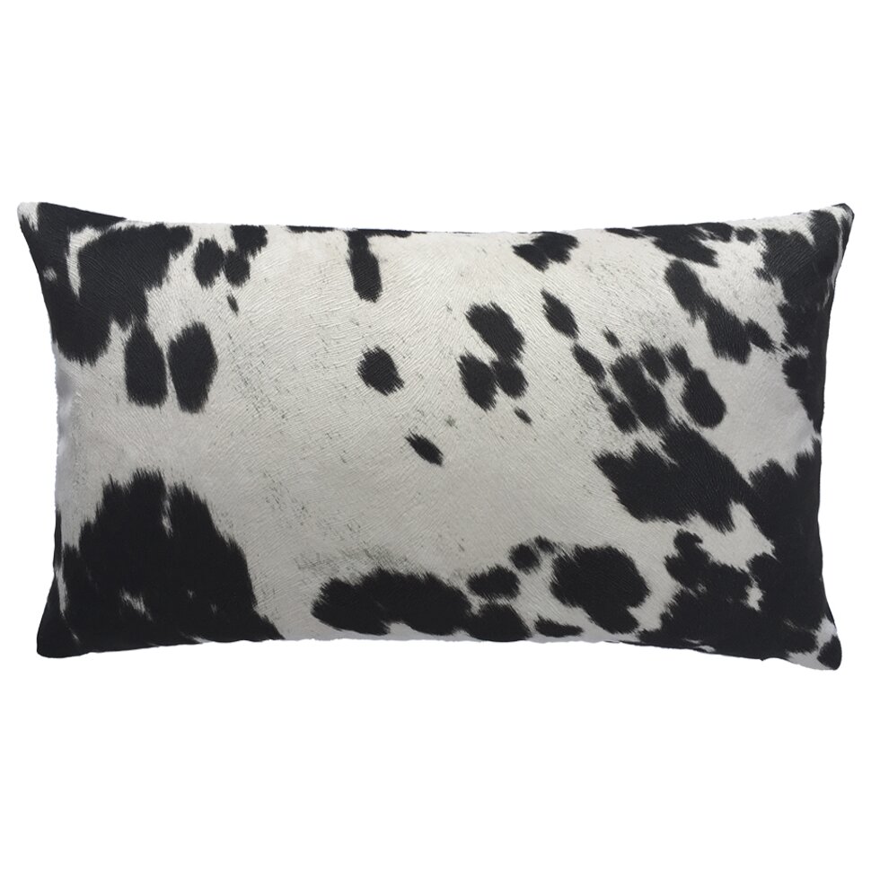 cow print lumbar pillow