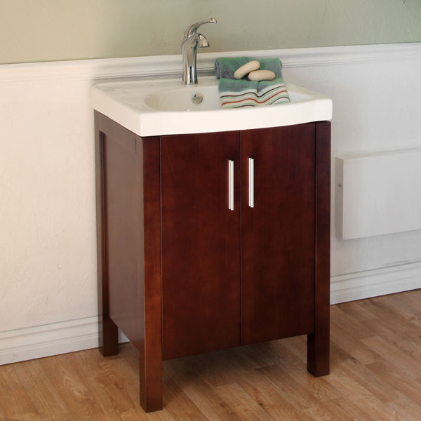 Bellaterra Home Bergman 24" Single Bathroom Vanity Set Wayfair