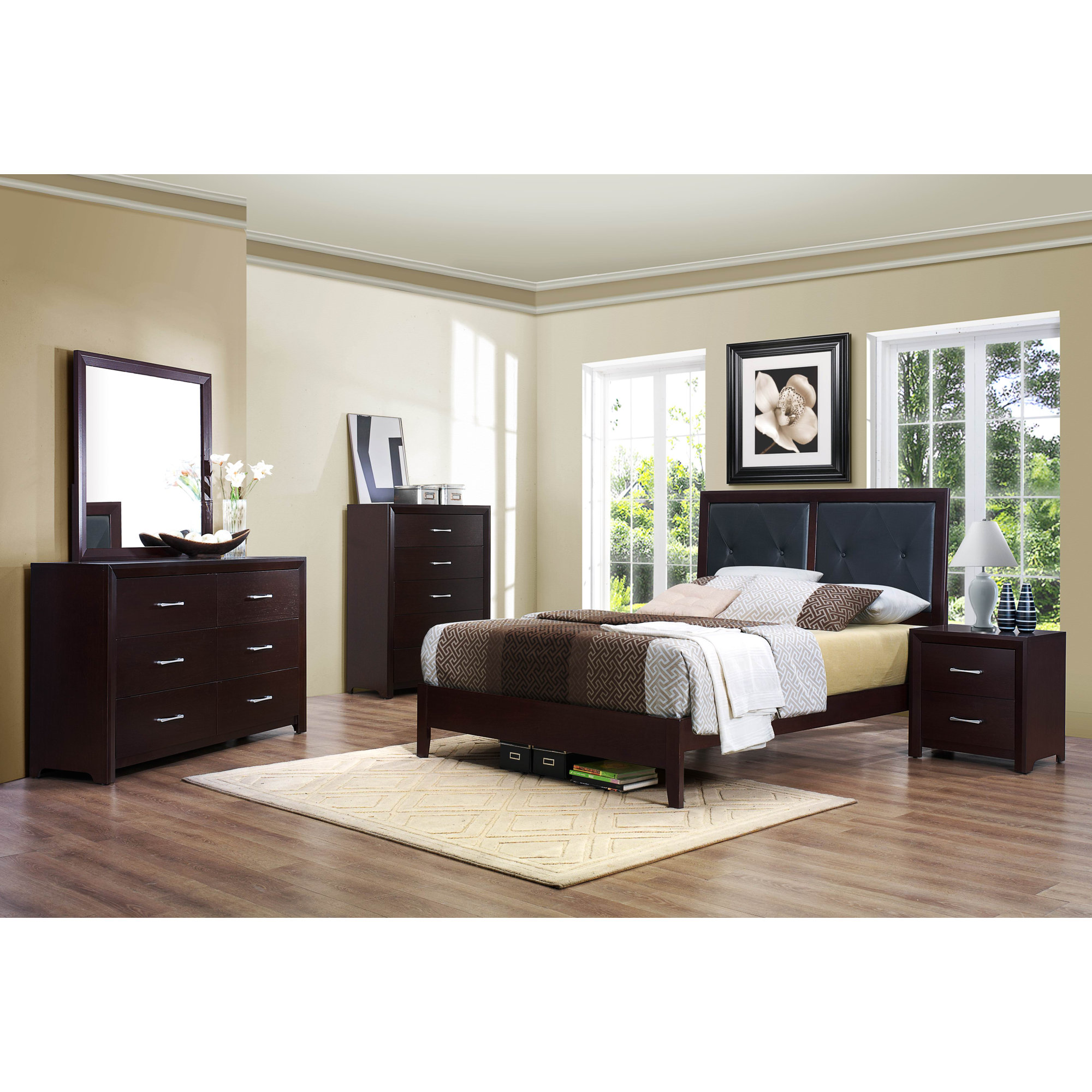 Woodhaven Hill Edina Queen Platform Customizable Bedroom Set ... Woodhaven Hill Edina Queen Platform Customizable Bedroom Set ...