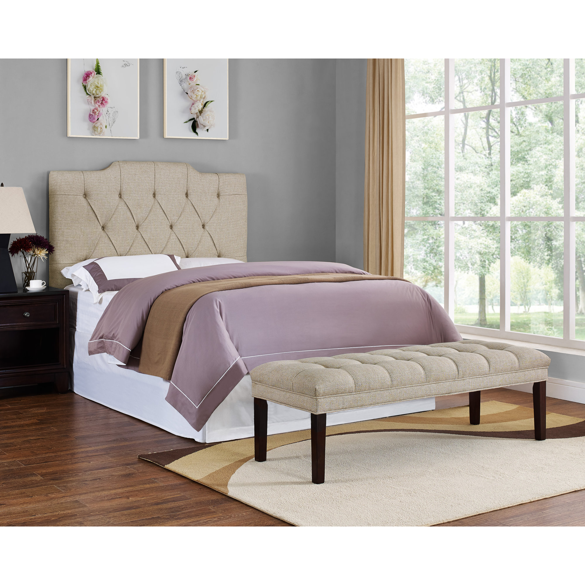 PRI Upholstered Tufted Bedroom Bench & Reviews | Wayfair PRI Upholstered Tufted Bedroom Bench & Reviews | Wayfair