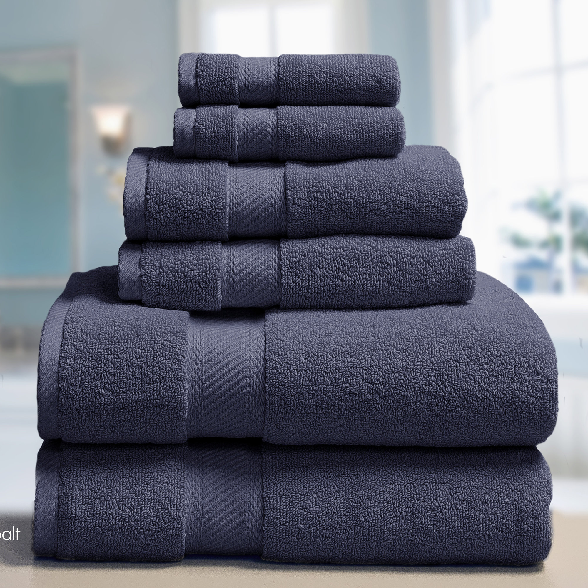 Elle Low Twist Weave 6 Piece Towel Set & Reviews Wayfair