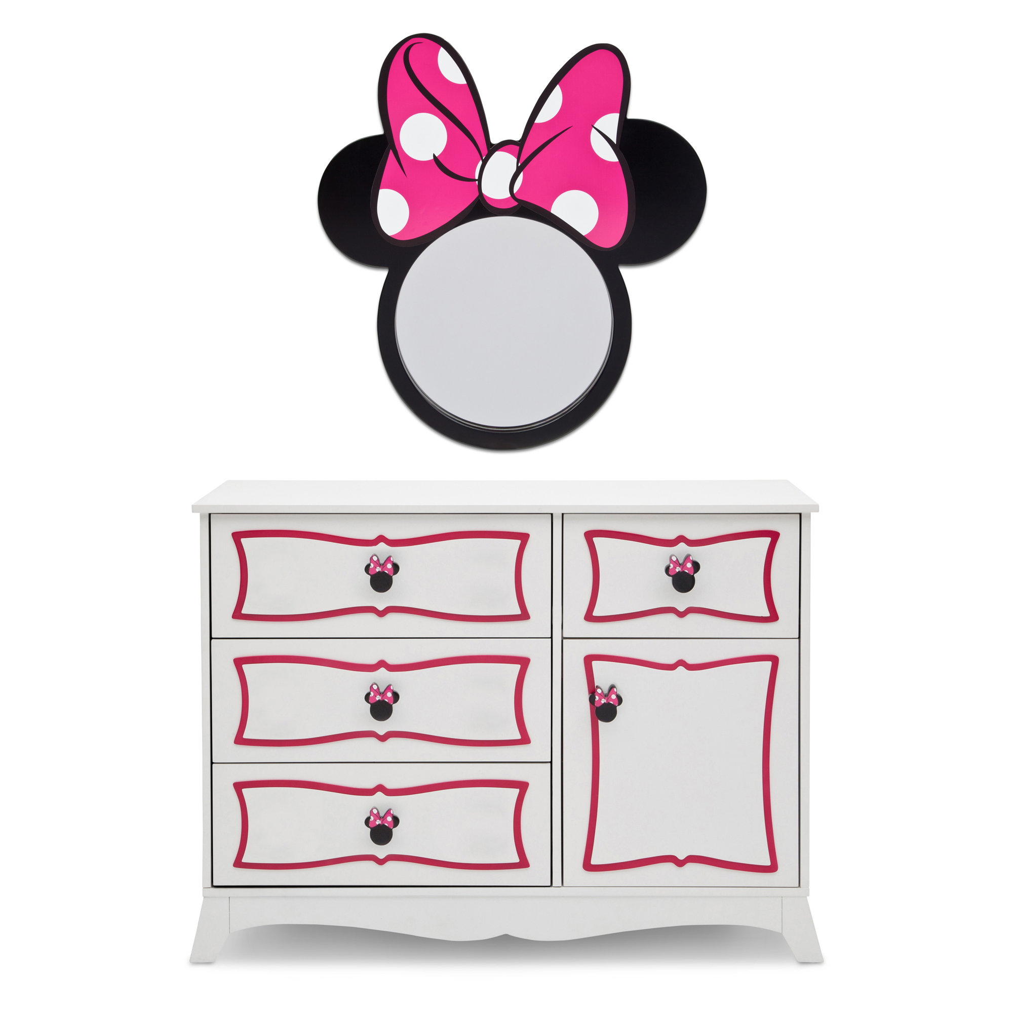 Delta Children Disney Minnie Mouse Panel 4 Piece Bedroom Set ... Delta Children Disney Minnie Mouse Panel 4 Piece Bedroom Set ...