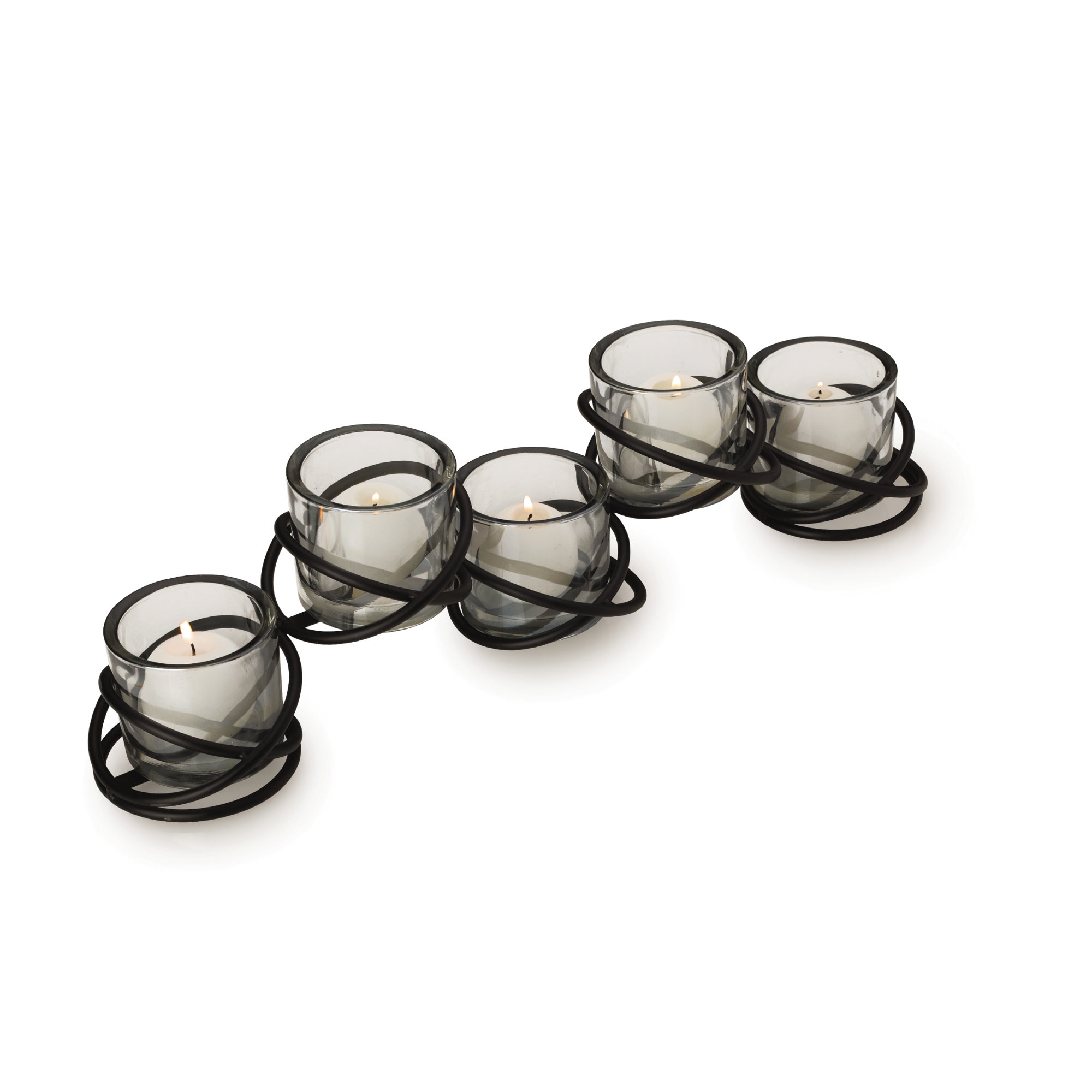 Mikasa Metal and Glass 5 Votive Candle Holder & Reviews Wayfair