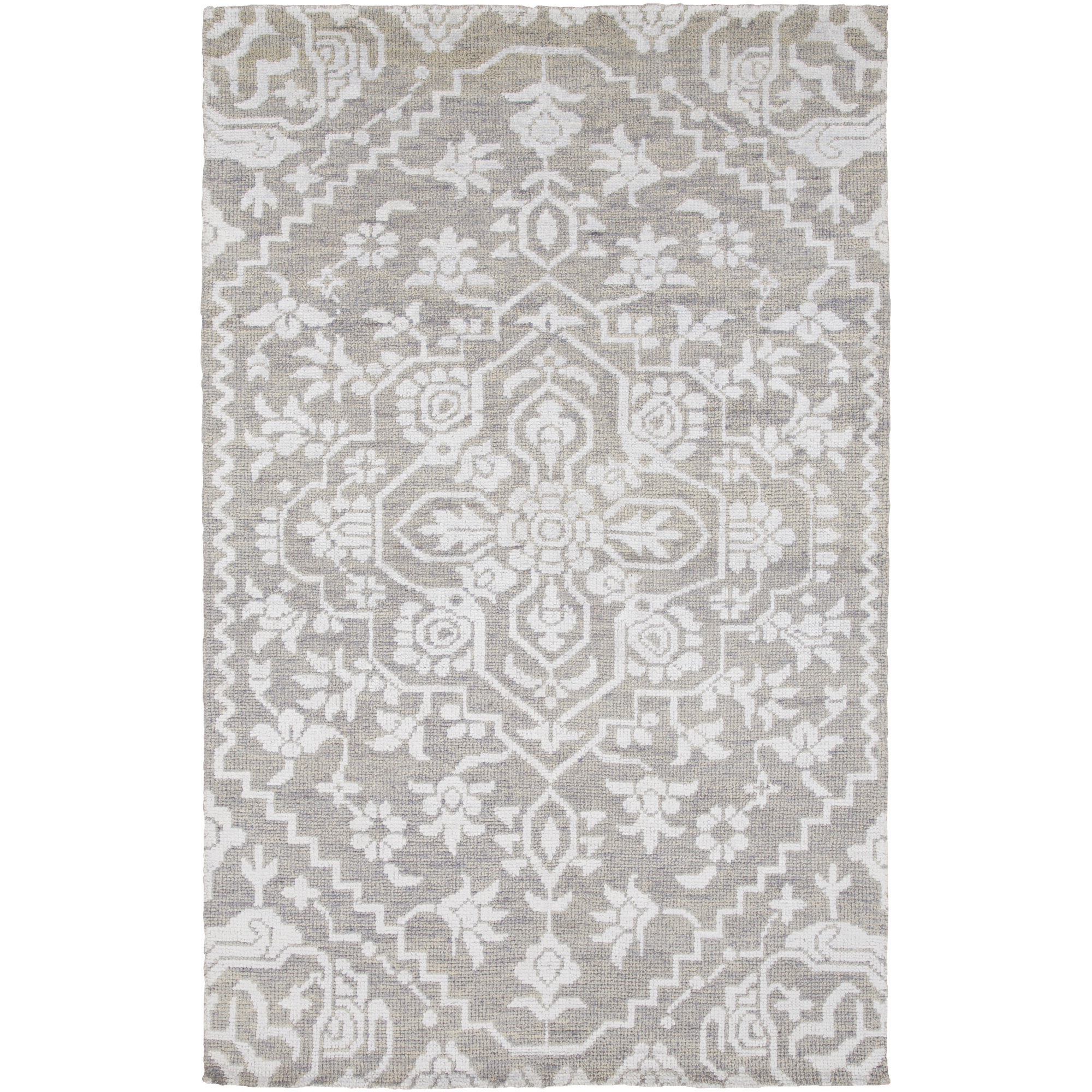 Astoria Grand L'Ermitage HandKnotted Gray Area Rug & Reviews Wayfair