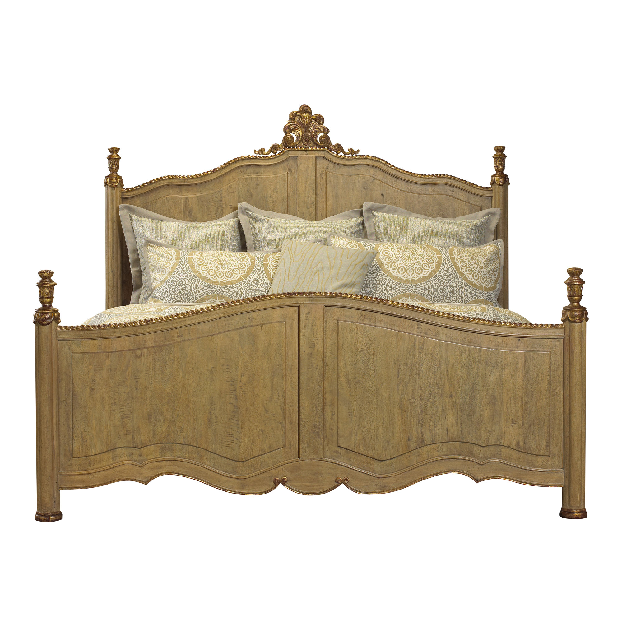 French Heritage Modernly Classic King Platform Bed & Reviews Wayfair