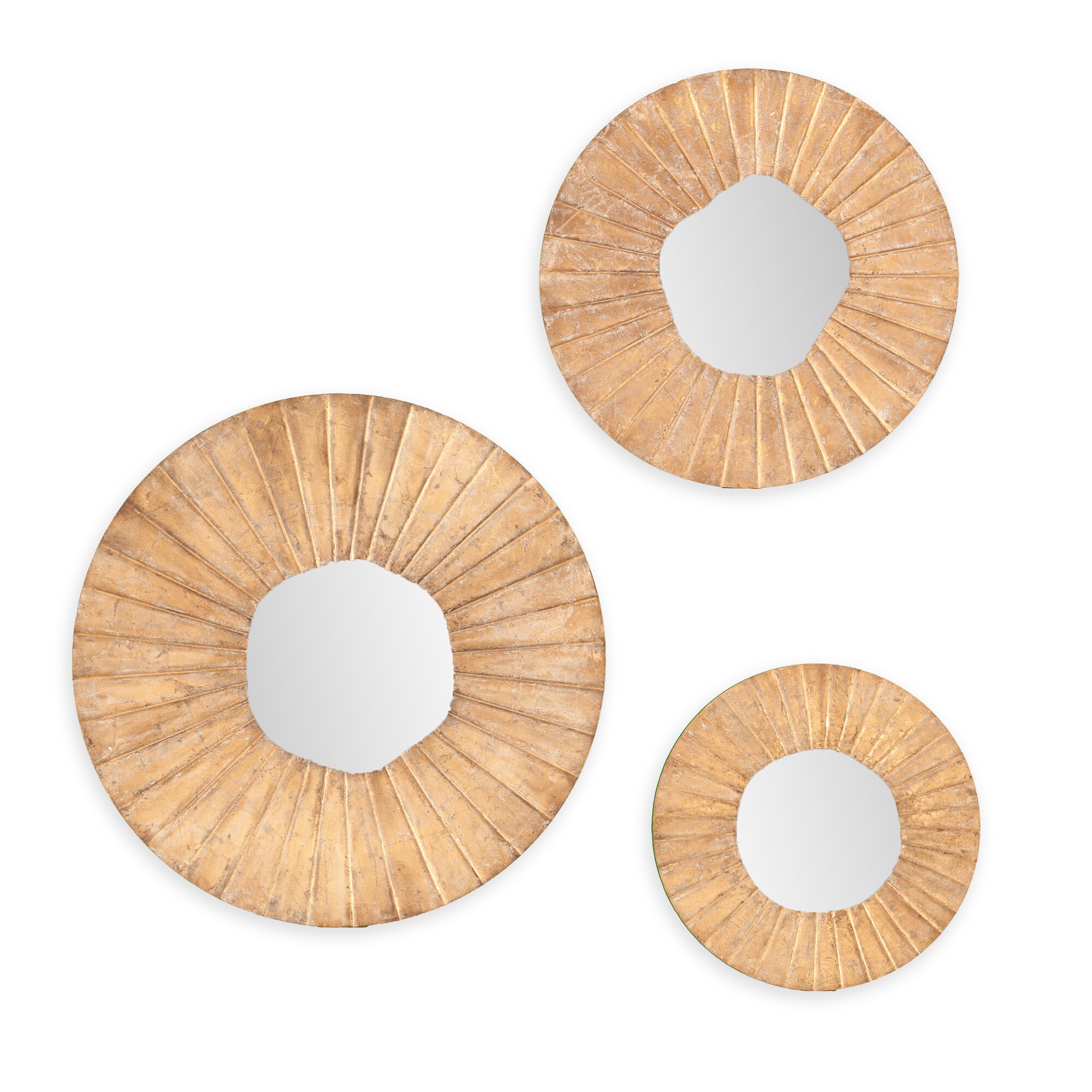 Langley Street Sylvia 3 Piece Wall Mirror Set & Reviews | Wayfair