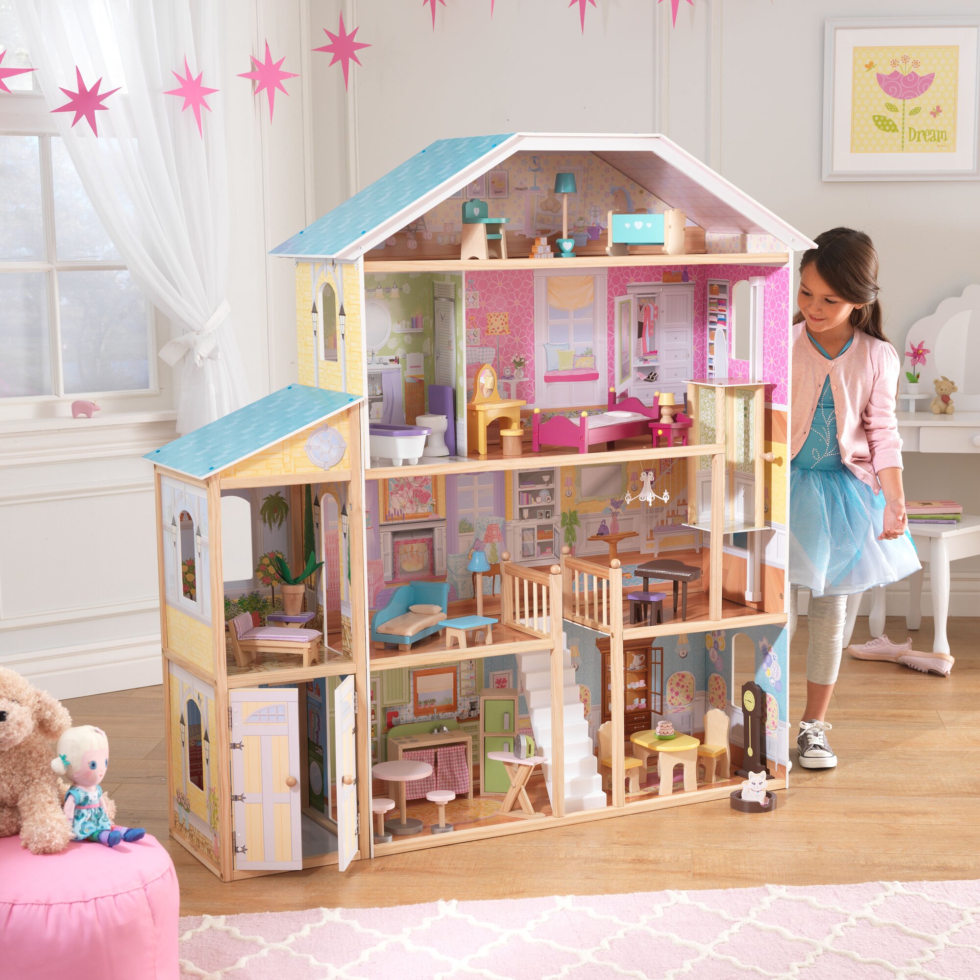 KidKraft Majestic Mansion Dollhouse & Reviews | Wayfair